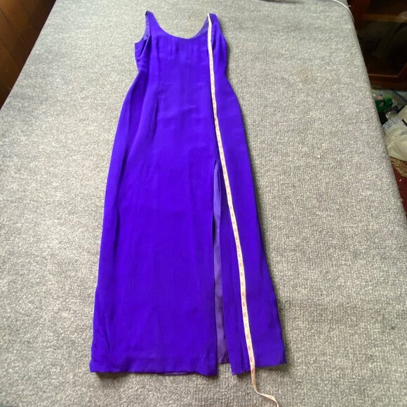 Rimini By Shaw Dress Womens 6  Blue Evening Gown Jacket Set 100% Silk Elegant‎ - Picture 7 of 16